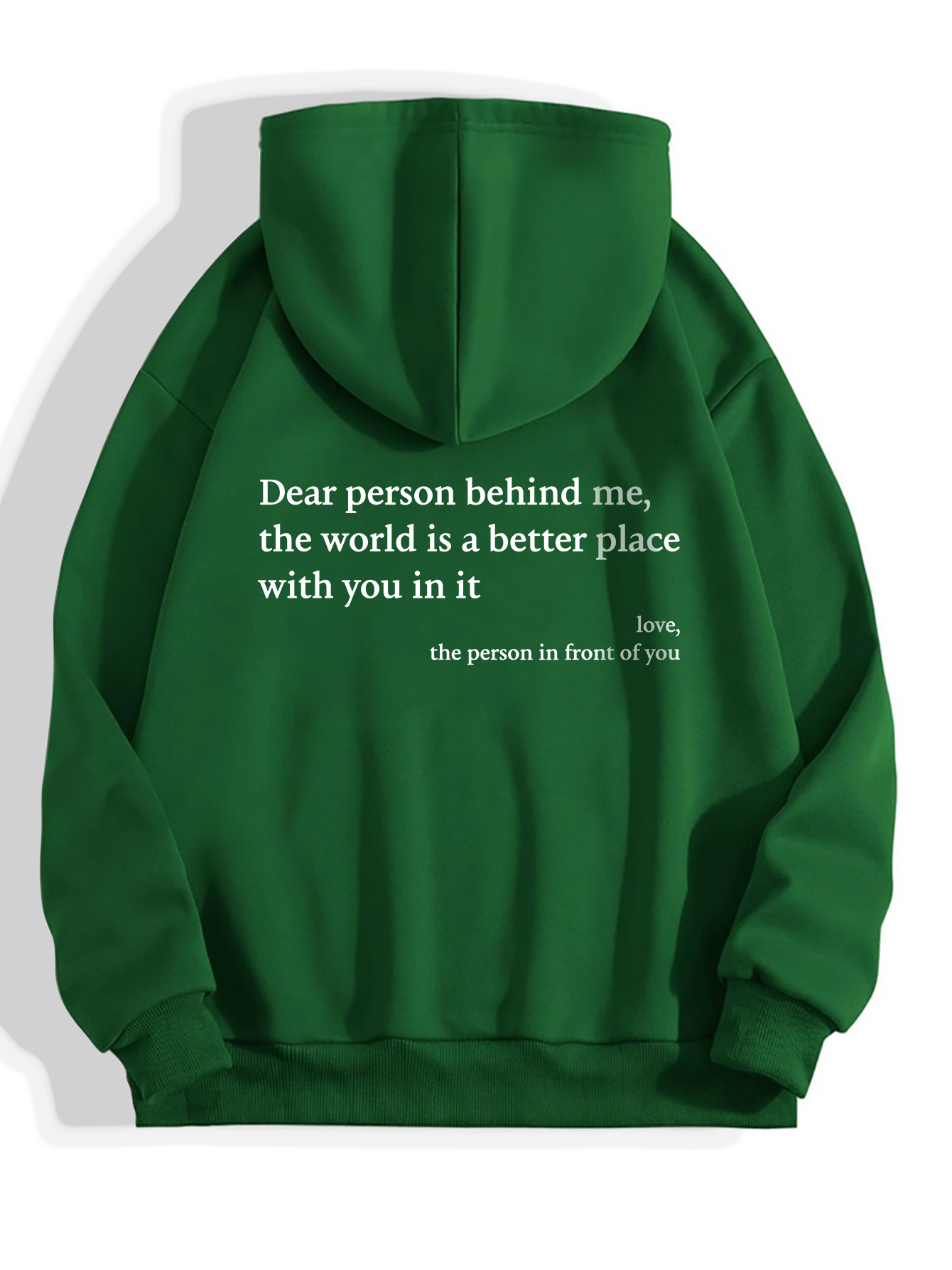 HOOR Kangaroo Printed Hoodies Green