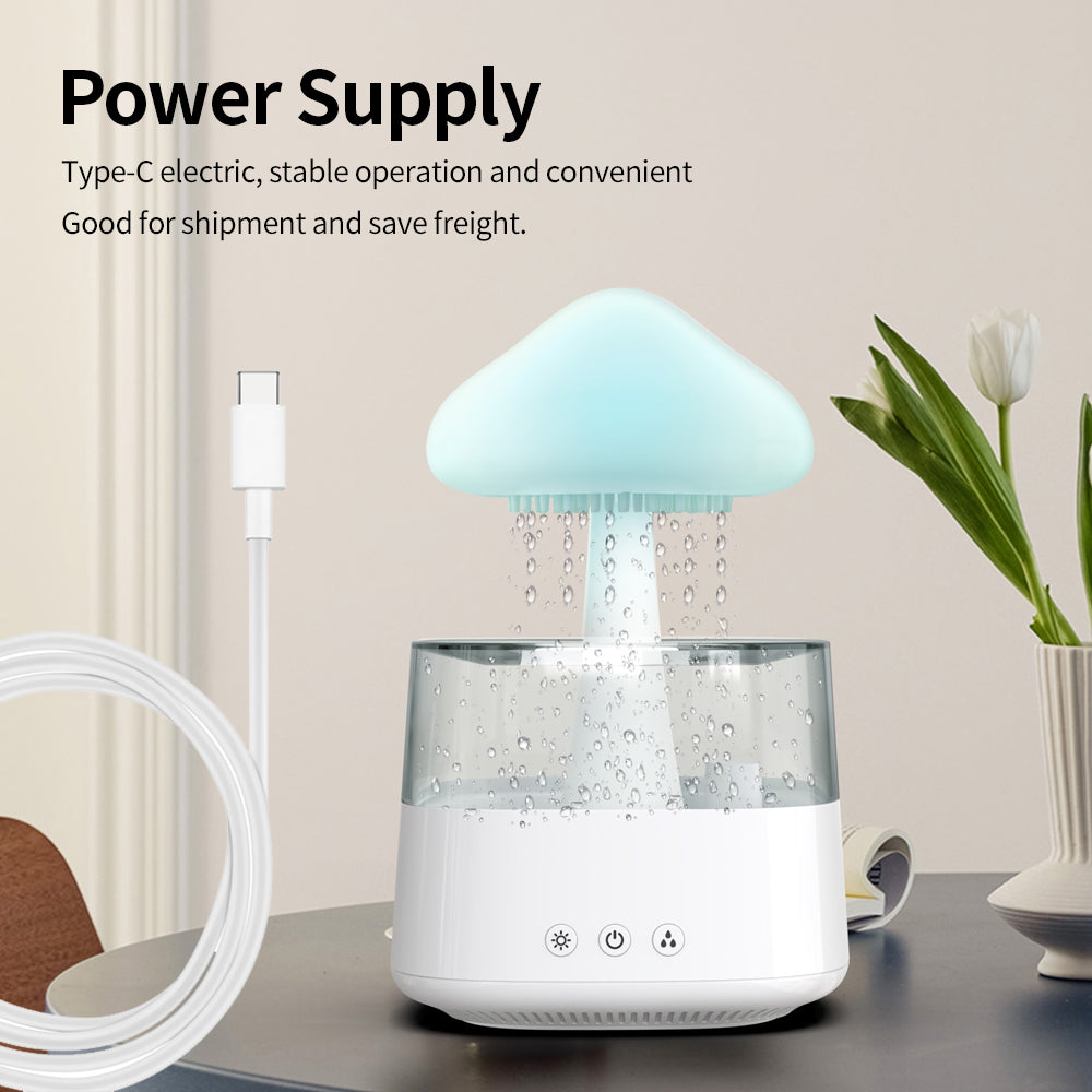 HOOR Rain Cloud USB Humidifier White