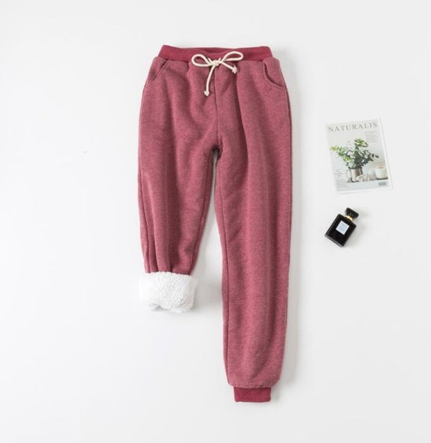 HOOR Padded Sweatpants Wine Red