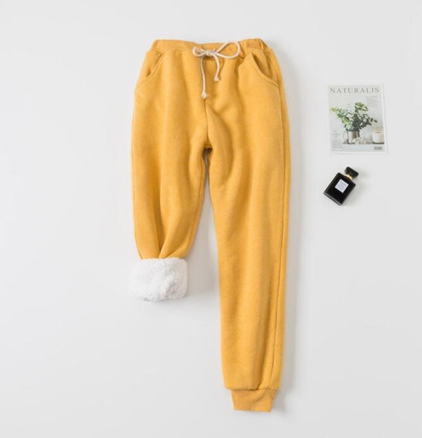 HOOR Padded Sweatpants Ginger Yellow