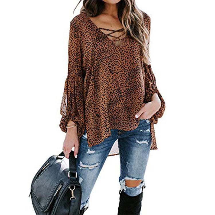 HOOR Leopard Print Shirt