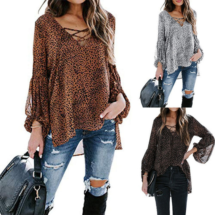 HOOR Leopard Print Shirt