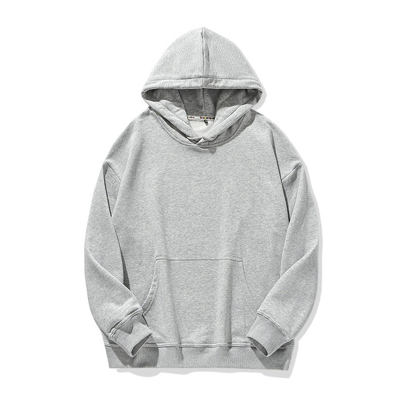 HOOR Pullover Loose Hoodie Flecking grey