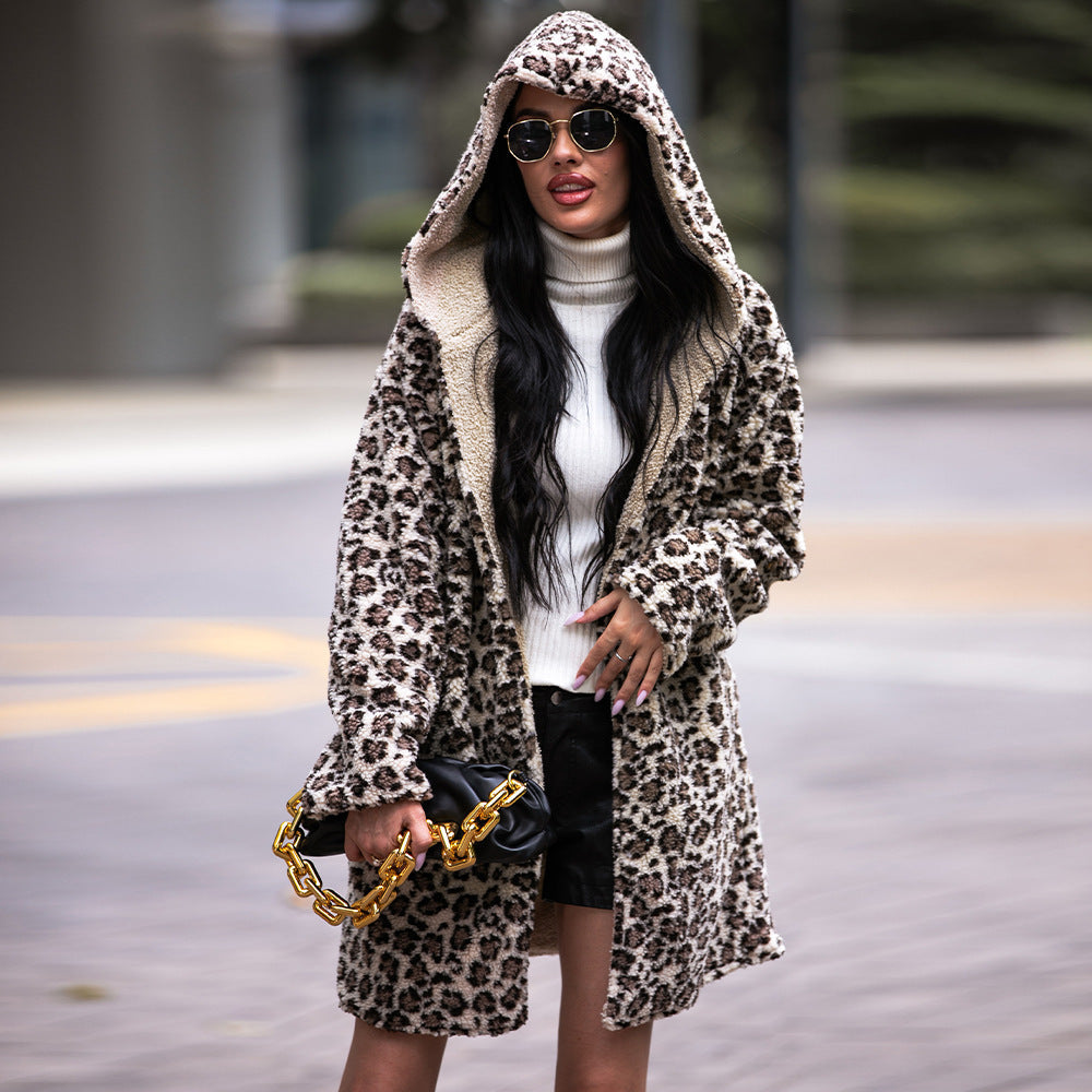 HOOR Leopard Padded Coat