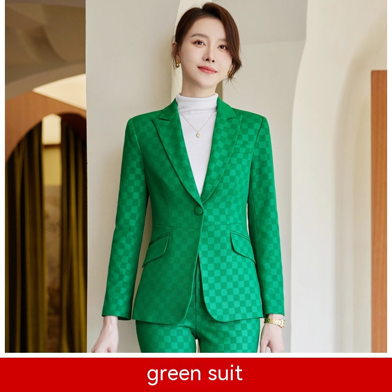 HOOR Socialite Green Slim Suit