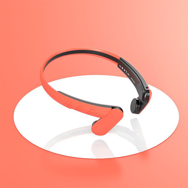 HOOR Private Bluetooth Headset Orange Red