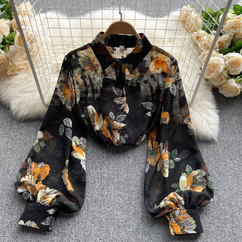 HOOR Long Sleeve Printed Shirt