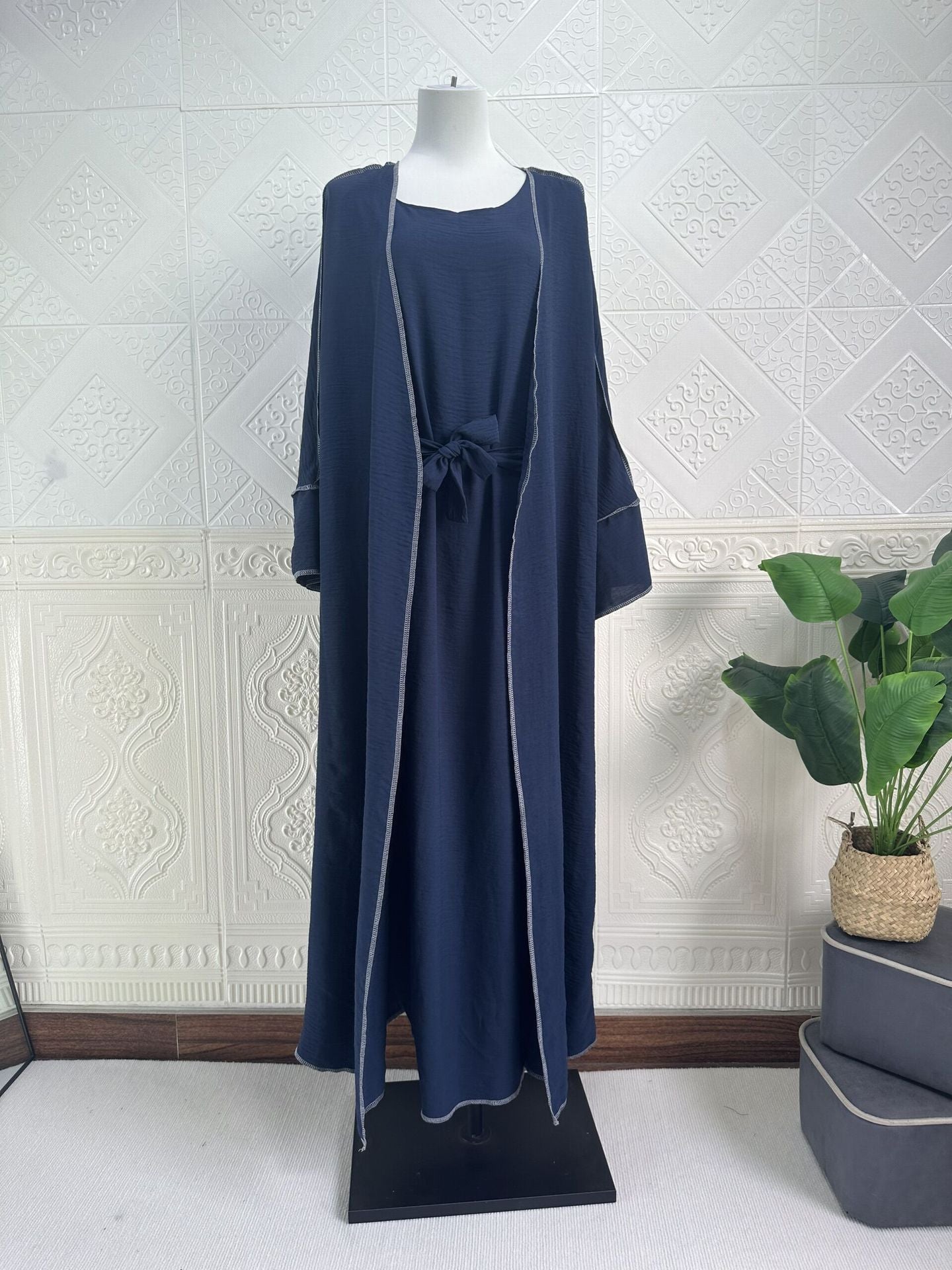 HOOR Dubai Turkey Hijab Dark Blue