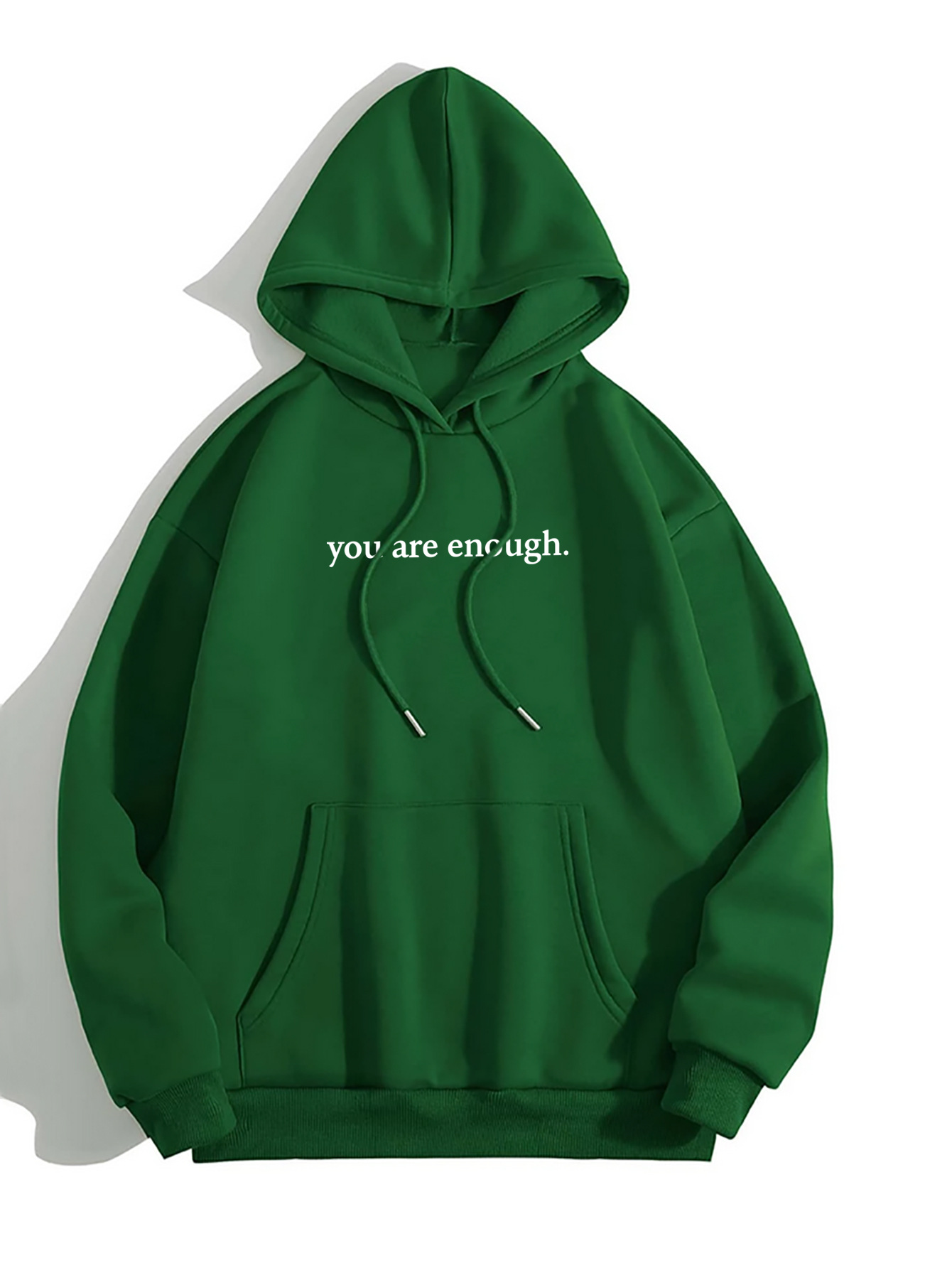 HOOR Kangaroo Printed Hoodies Green