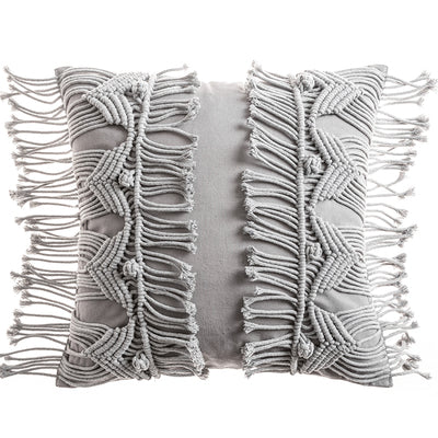 HOOR Woven Cushion Cover 45x45cm Grey wave