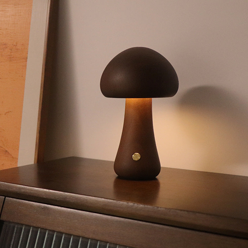 HOOR Mushroom LED Light A Walnut color 2.4W