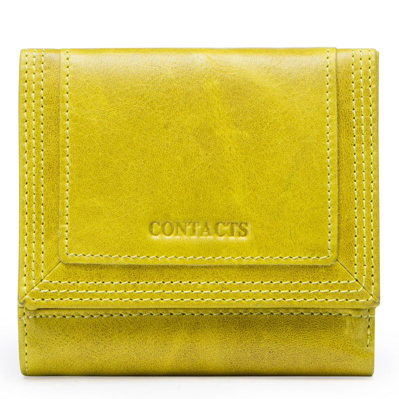 HOOR Leather wallets Yellow