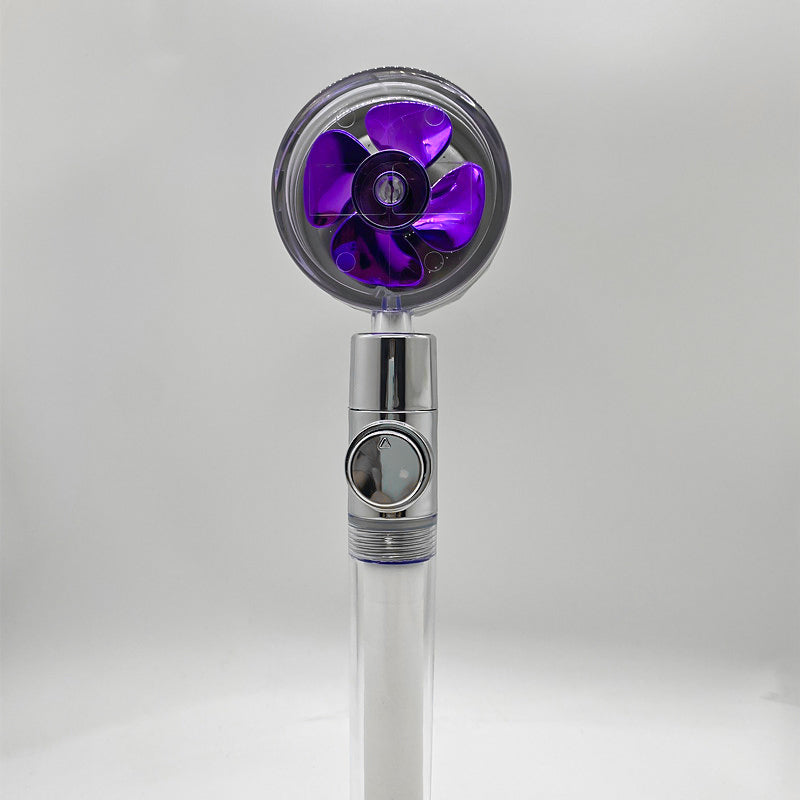 HOOR Shower Rotating Purple transparent tube