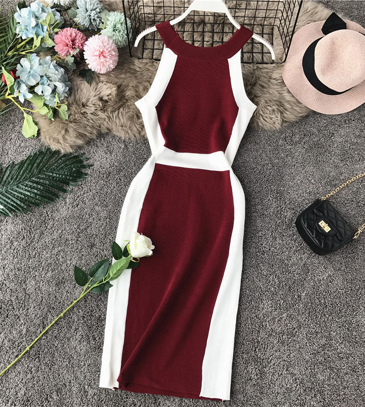 HOOR Strapless Dress Red One size