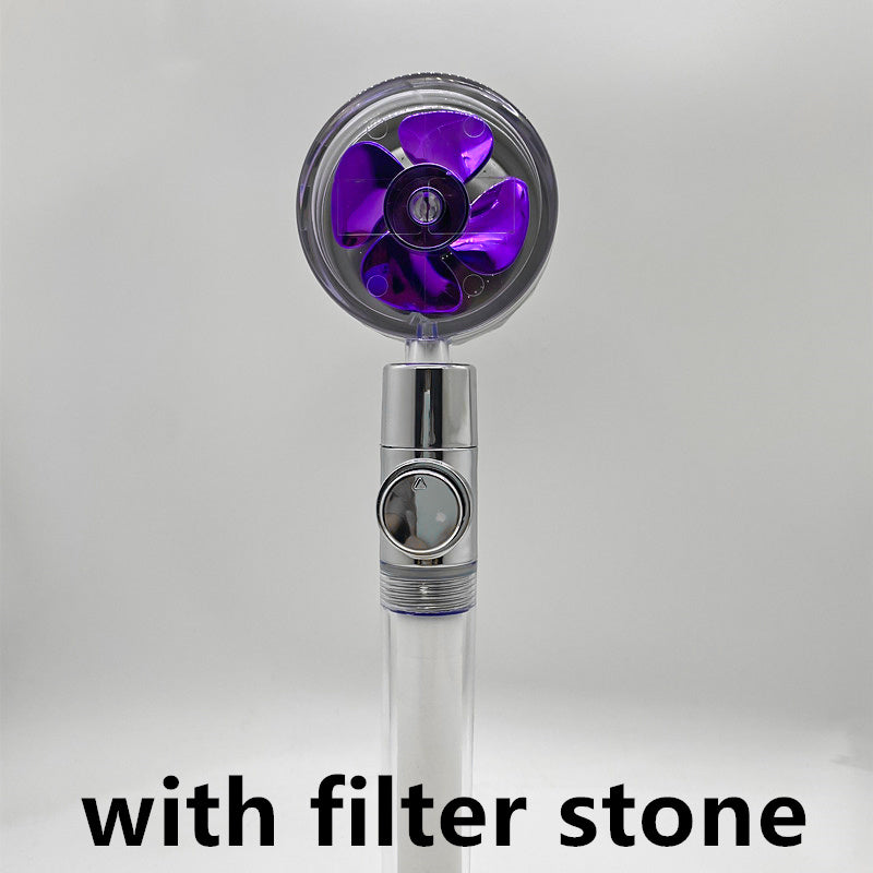 HOOR Shower Rotating Purple transparent with filter