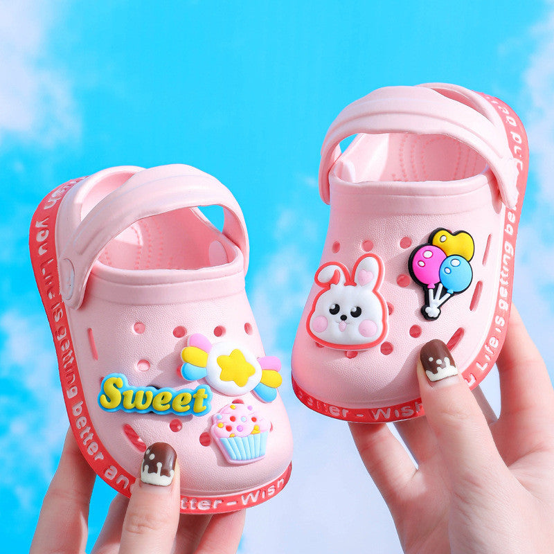 HOOR Kids Cartoon Sandals Pink