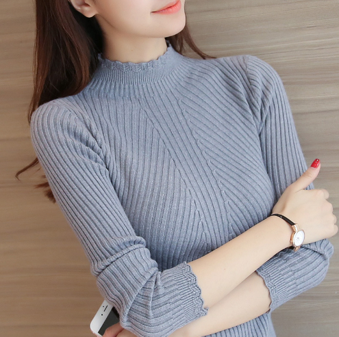 HOOR Elegant Sweater for Women Grey 2 One Size