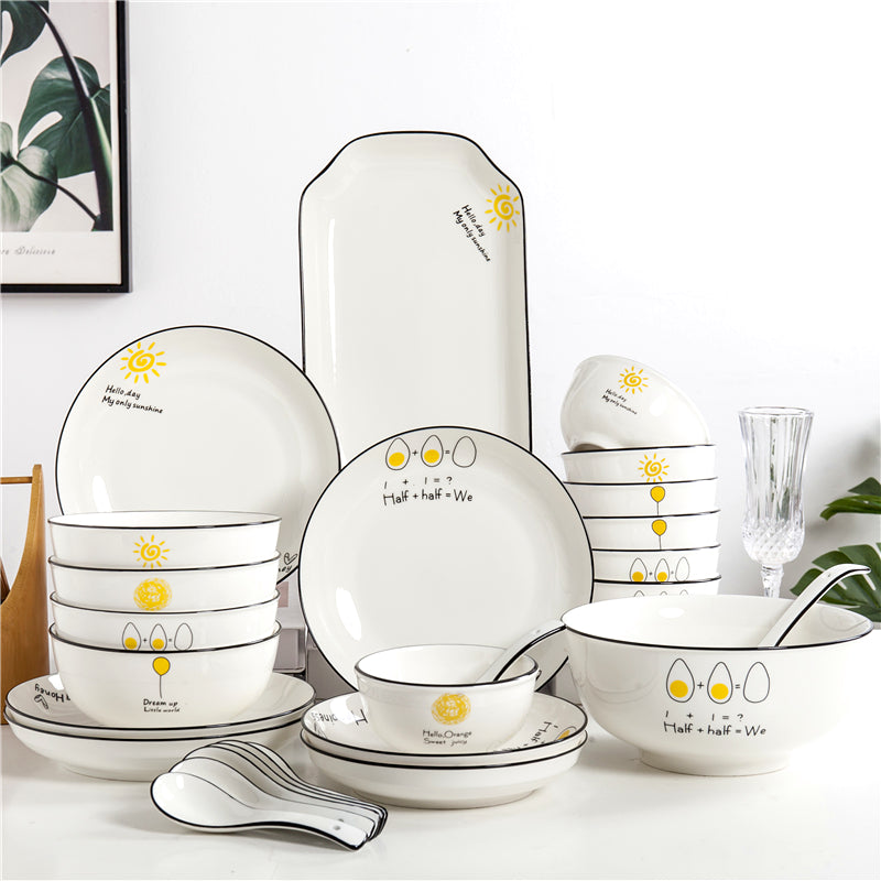 HOOR Dishes Set Ceramics
