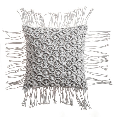 HOOR Woven Cushion Cover 45x45cm Grey