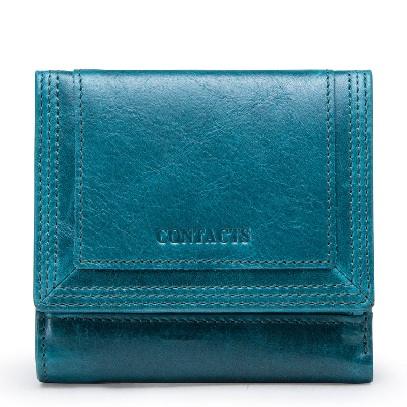 HOOR Leather wallets Peacock Blue