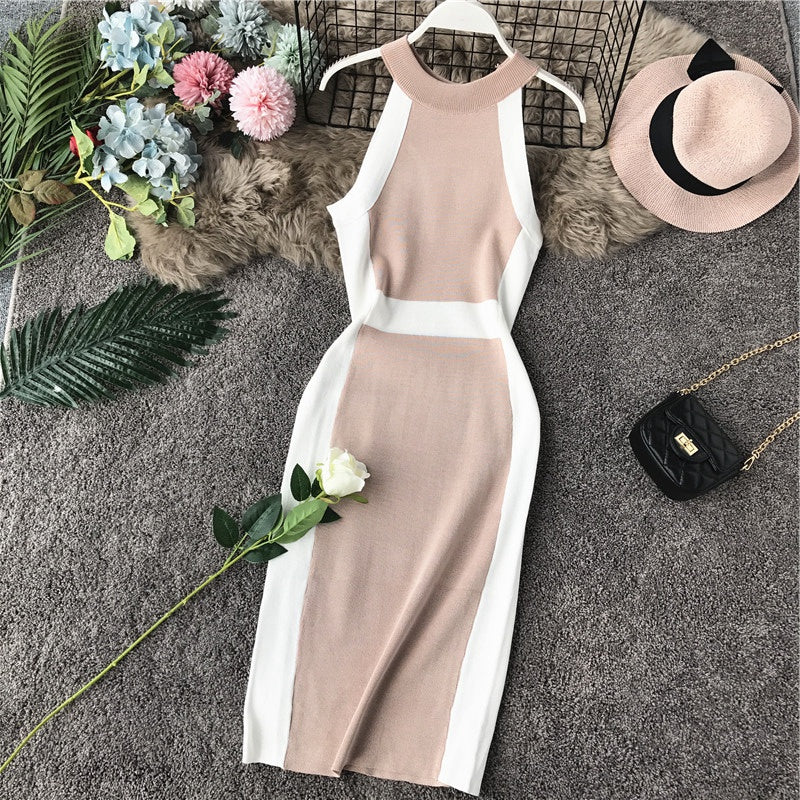 HOOR Strapless Dress Apricot One size