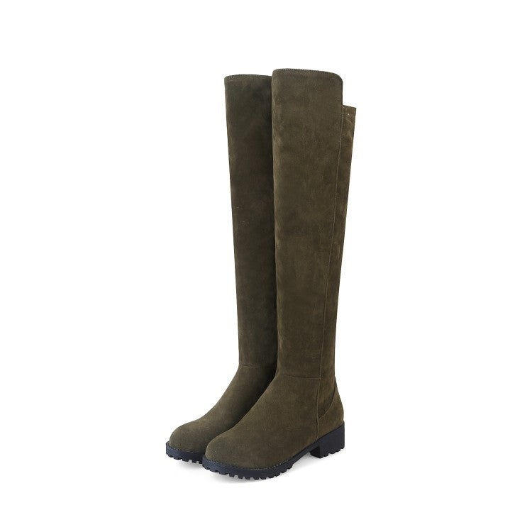 HOOR Knee-length Boots Green