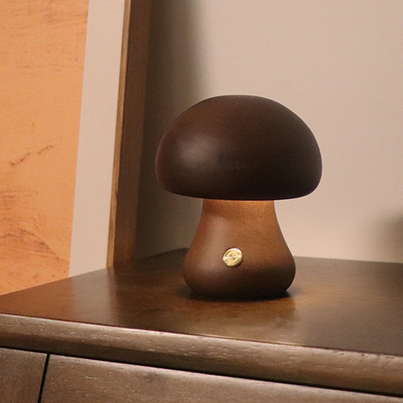 HOOR Mushroom LED Light C Walnut color 2.4W
