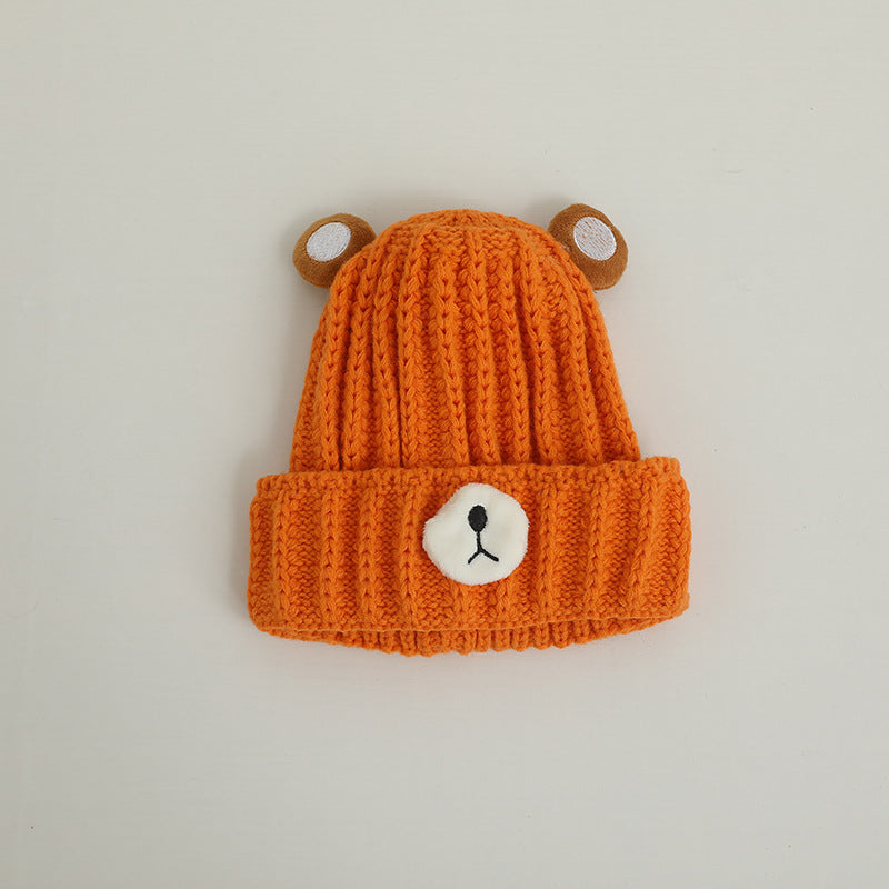 HOOT Candy Woolen Caps I Orange Average Size