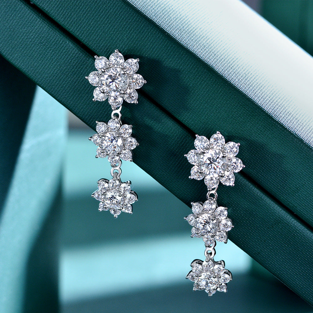 HOOR Floral Diamond Earrings