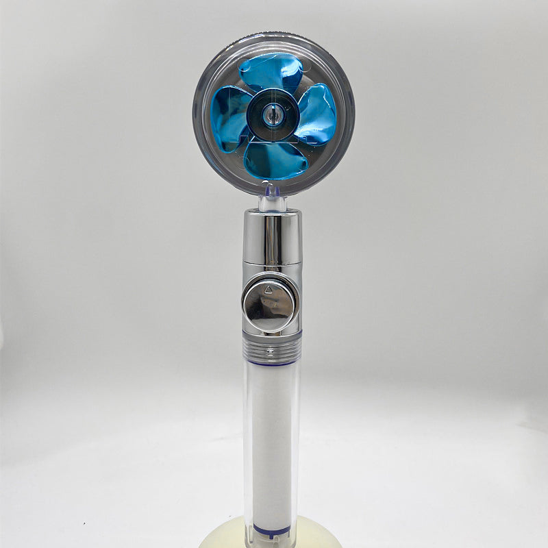 HOOR Shower Rotating Blue transparent tube