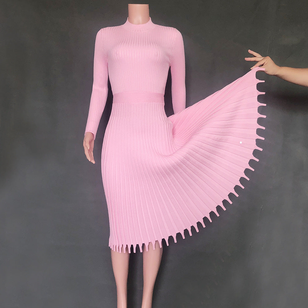 HOOR Knit Pleated Dress