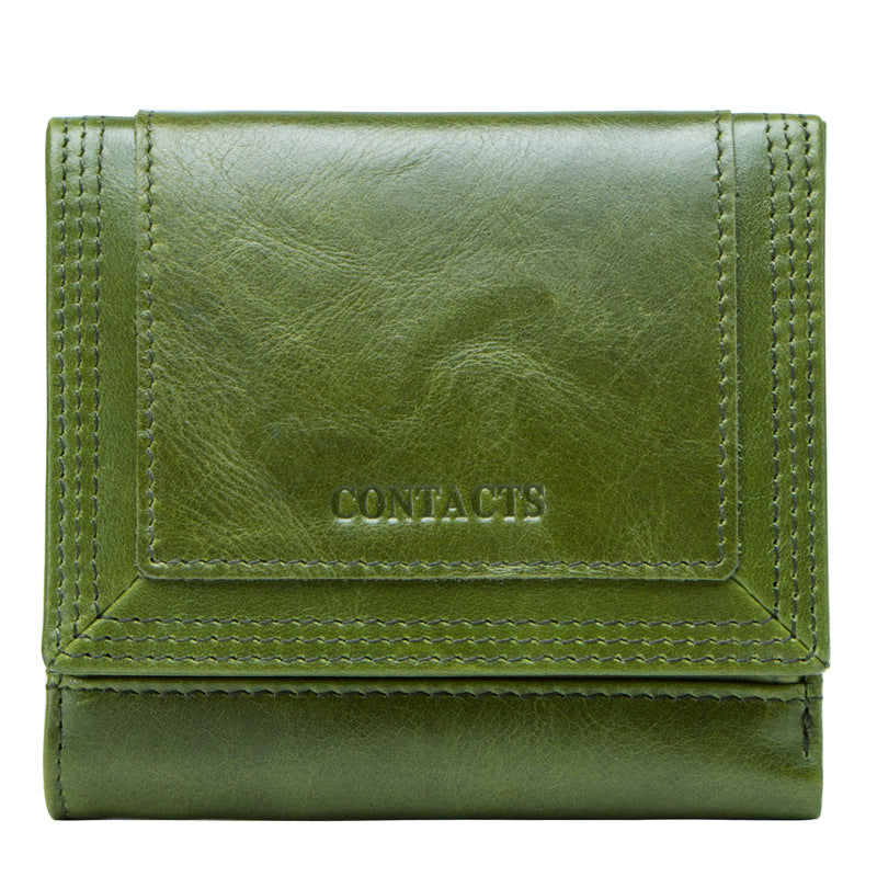 HOOR Leather wallets Grass Green