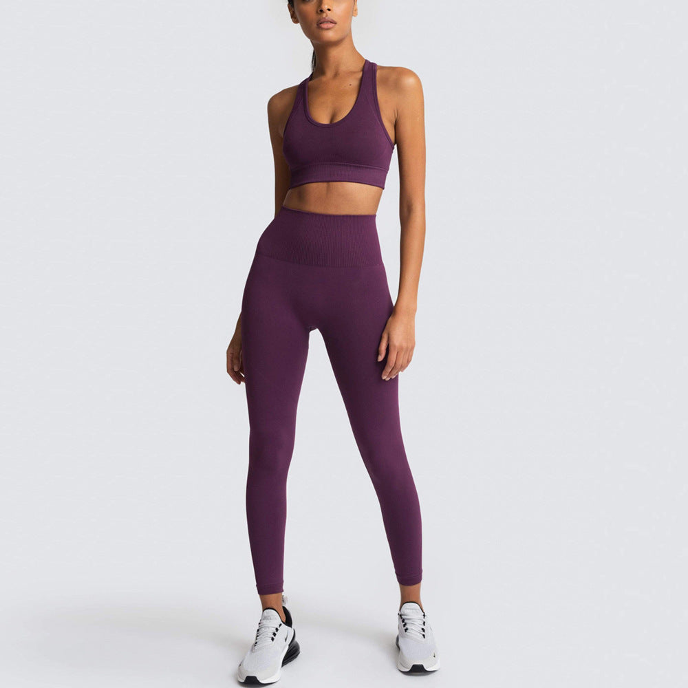 HOOR Fitness Yoga Set Purple Red