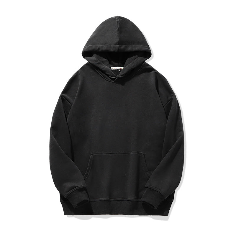 HOOR Pullover Loose Hoodie Black