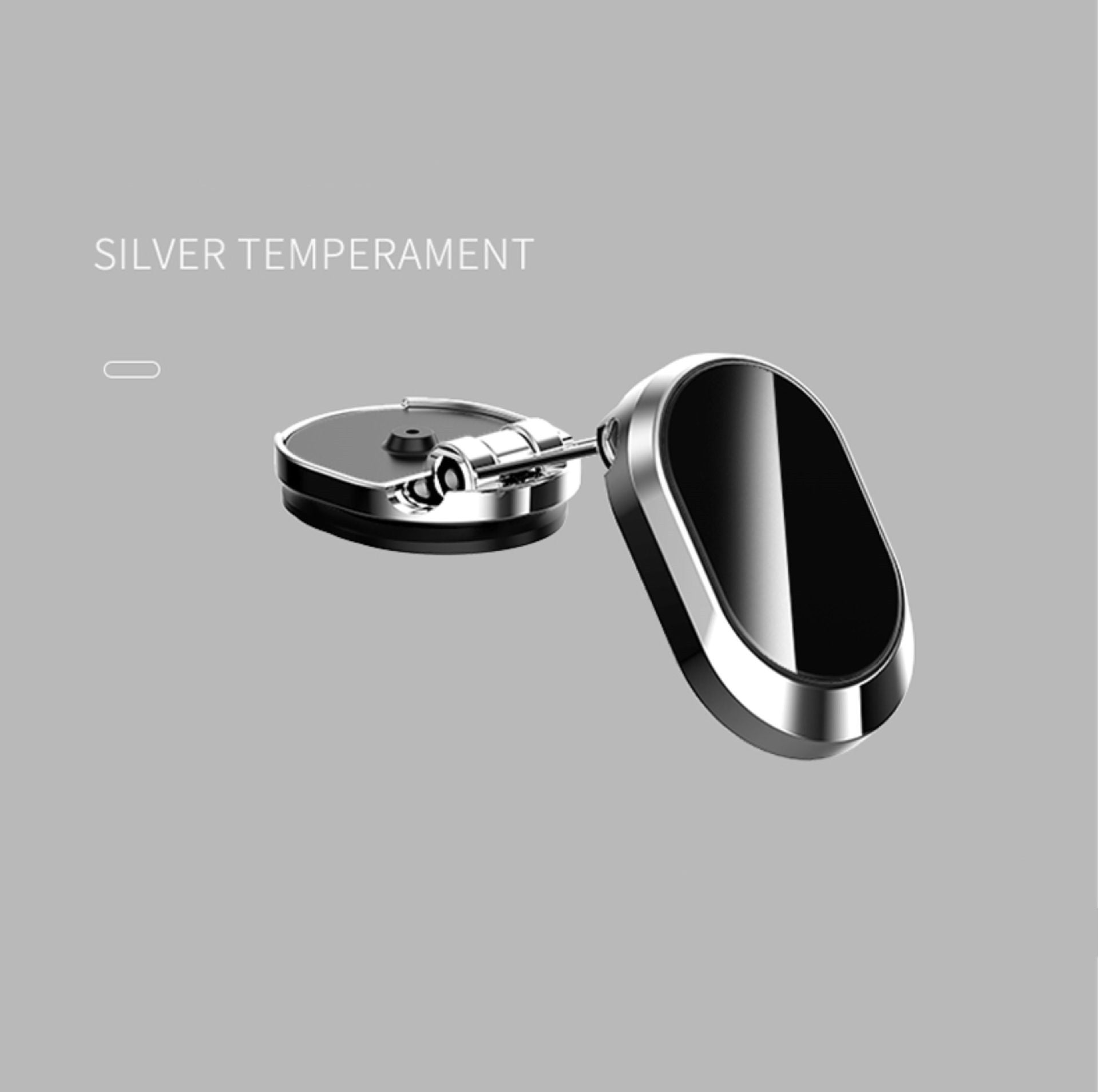 HOOR Magnetic Phone Holder Silver 1PC