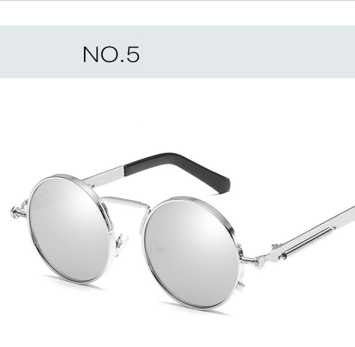 HOOR Reflective Sunglasses Sliver white