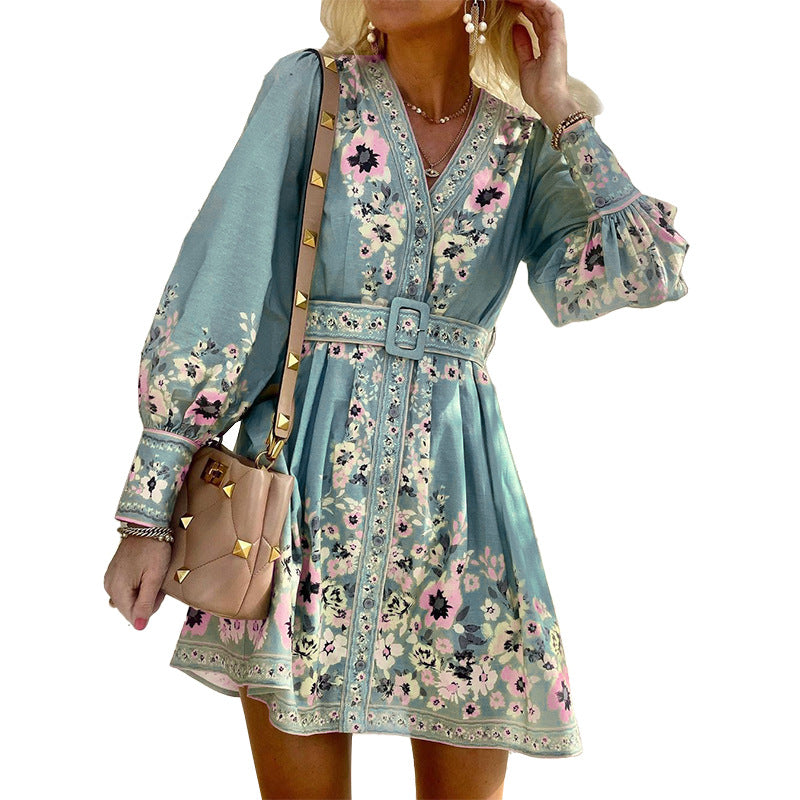 HOOR Printed Boho Dress