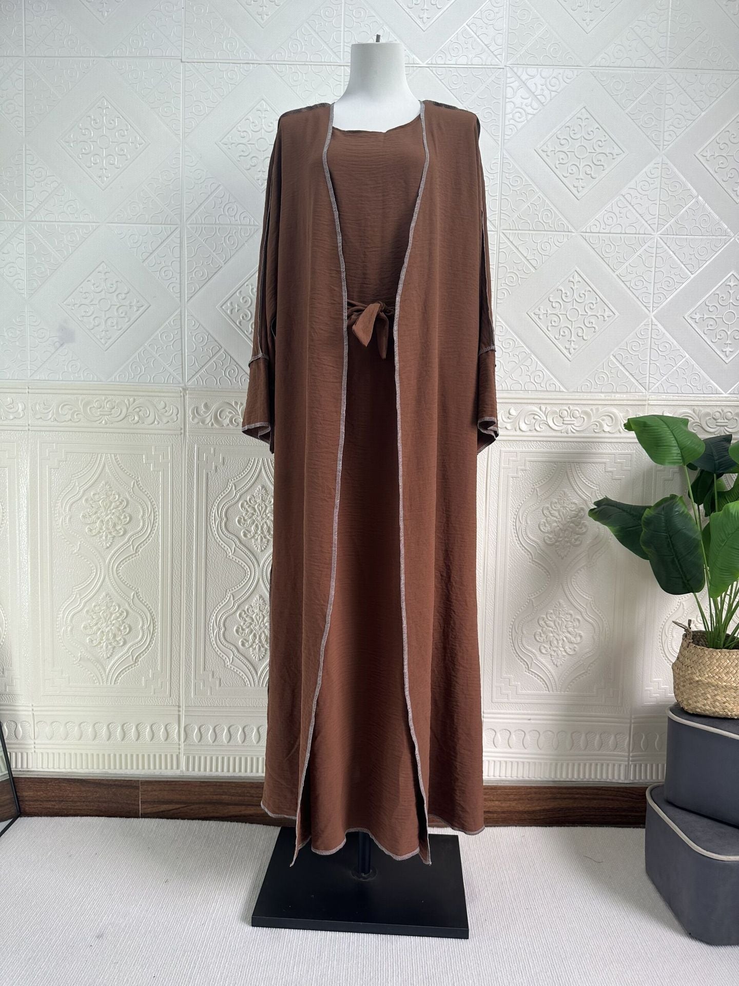 HOOR Dubai Turkey Hijab Dark Coffee