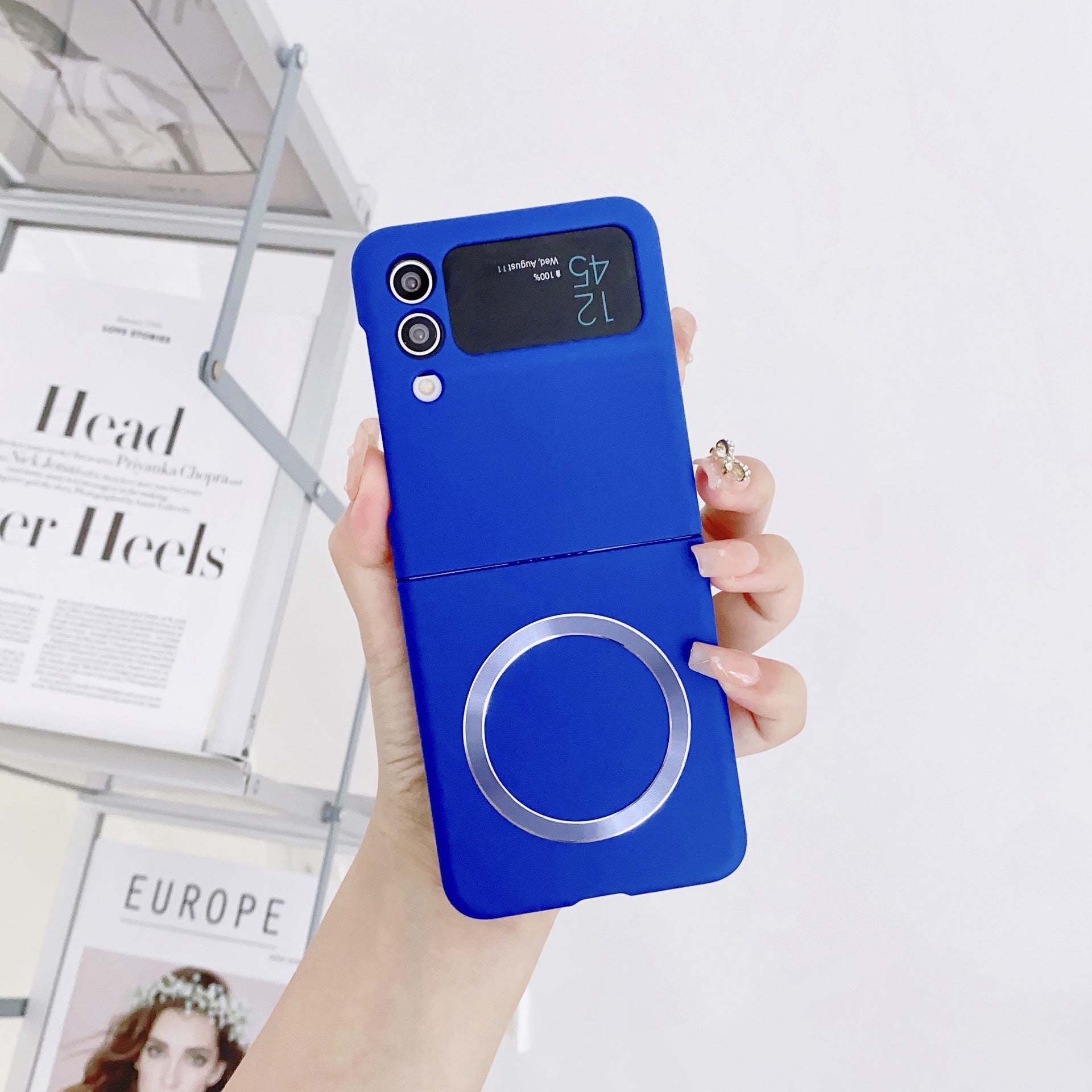 HOOR Magnetic Phone Case Klein blue