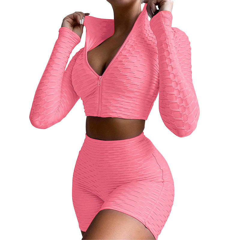 HOOR Fitness Suit Activewear Pink