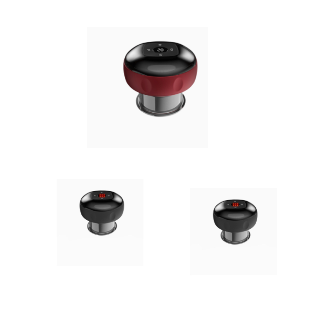 HOOR Vacuum Cupping Fat Burning Red and 2black 6speed charging USB