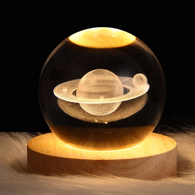 HOOR Luminous Crystal Light Saturn