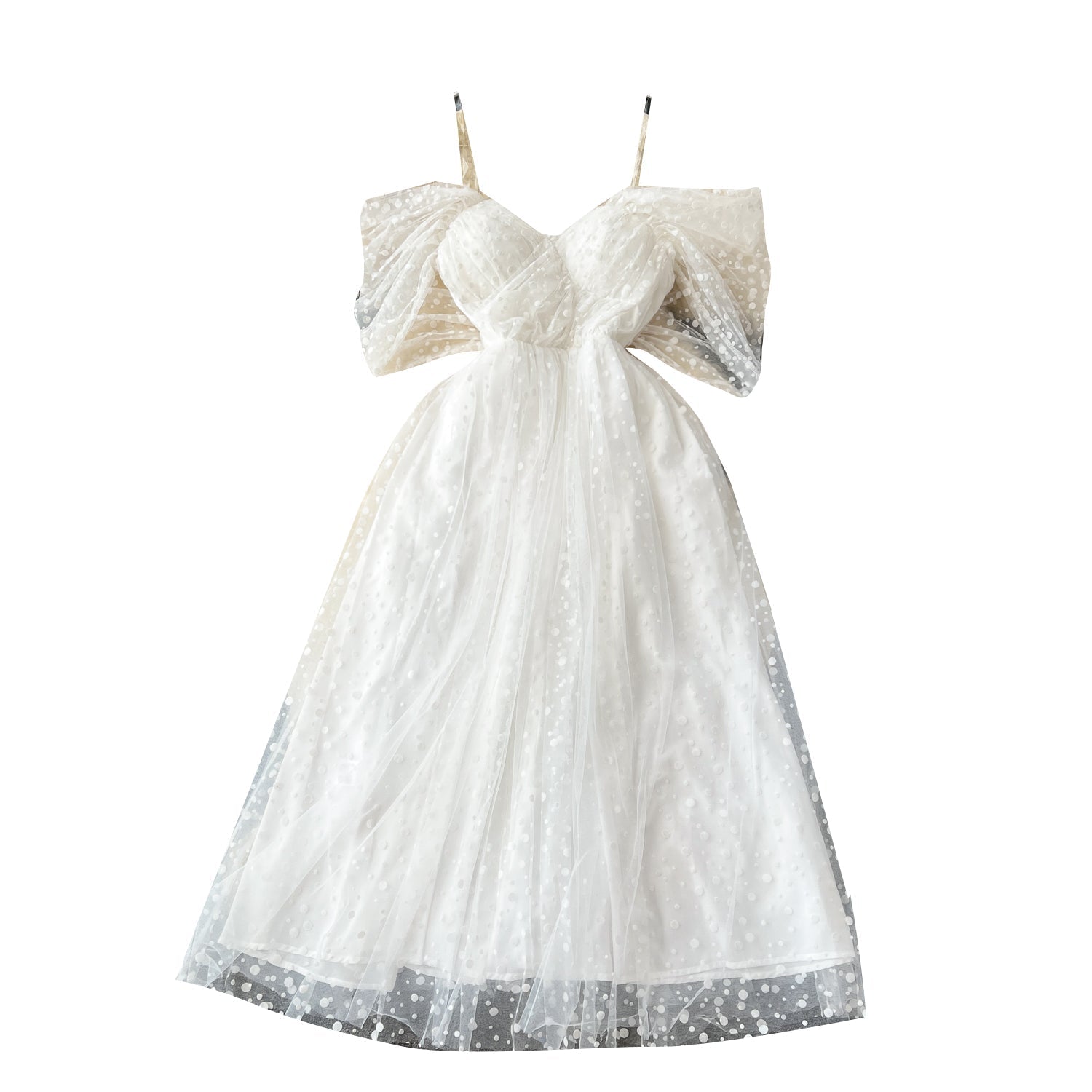 HOOR Luxury White Dress