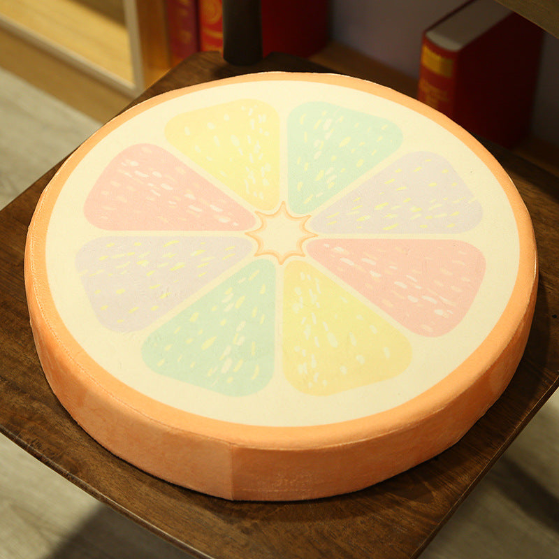 HOOR 3D Cushion Plush Colorful Citrus