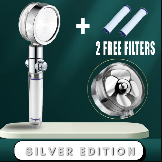 HOOR Shower Rotating Adjustable silver set