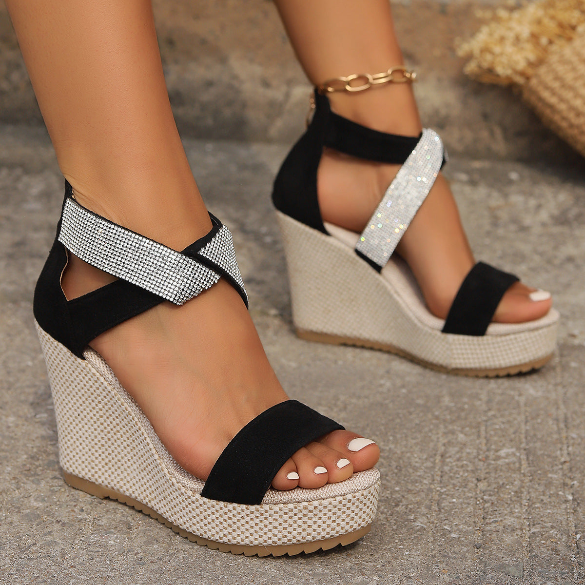 HOOR High Wedges Sandals - Premium  from HOOR 