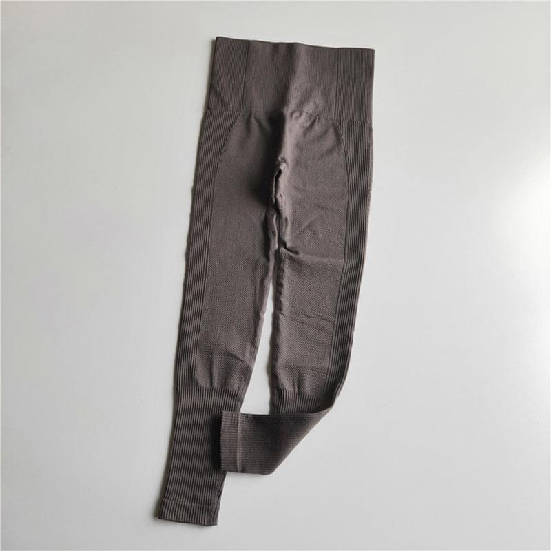 HOOR Two piece Yoga Set Brown Pants