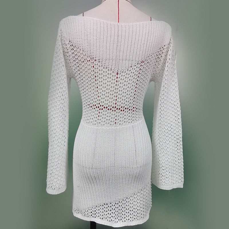 HOOR Knitted Blouse Dress - Premium  from HOOR 