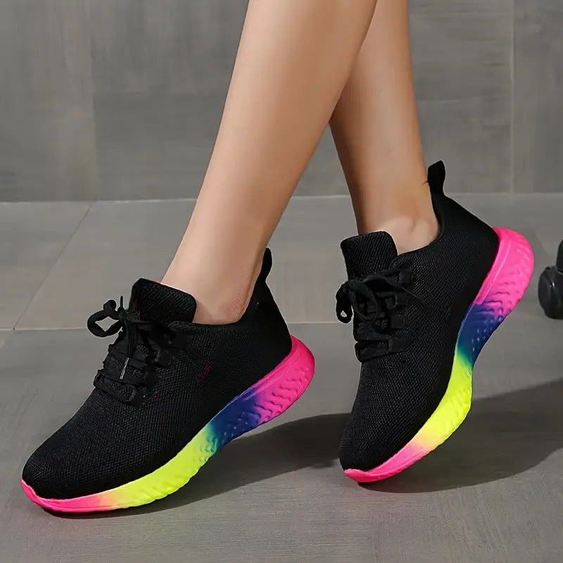 HOOR Rainbow Sole Sneakers