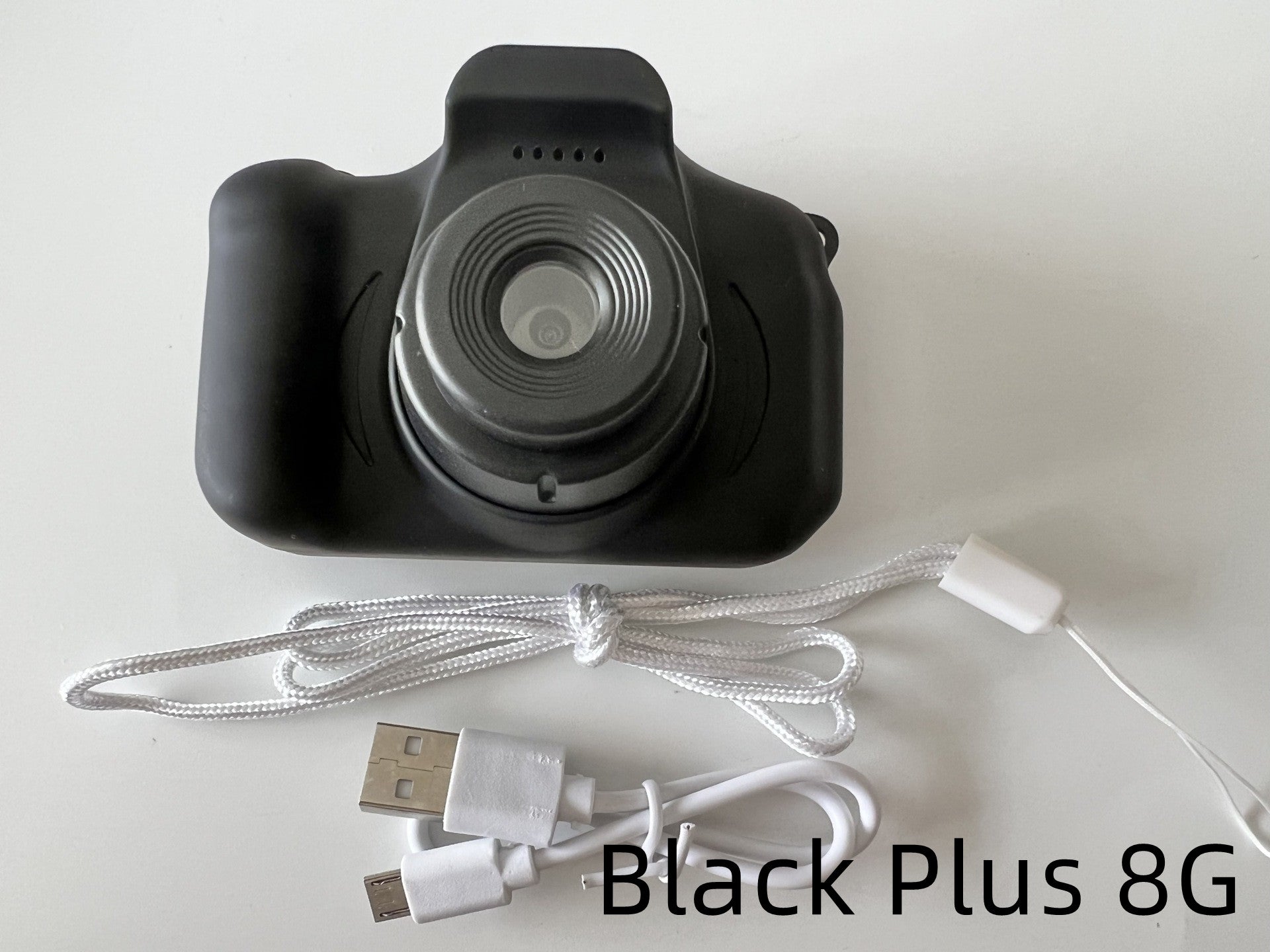 HOOR Cartoon Digital Camera Black Plus 8G USB